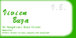 vivien buza business card